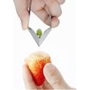 2 Pieces Pineapple Corer,Strawberry Huller,Pineapple Eye Peeler,Fruit Vegetable Stem Remover