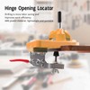 Hinge Opening Locator 35mm Plastic Aluminum Alloy Accurate Woodworking Hole