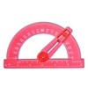 Drawing Compass and Plastic Math Protractors 180 Degree,6 Inch Swing