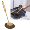 HAOHIZE Stainless Steel Wool Scrubber with Long Handle, Handheld Scrubbing