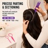 5 Piece Hair Braiding Tools Set with Rat Tail Comb