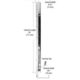 CR Laurence Lot Of 3 CRL FA2730 28" X 9/16” X 5/8” Window Channel Balance - 2730 or 27-3
