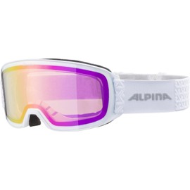 Alpina Nakiska Q-Lite Ski Goggles, Matte White, One Size