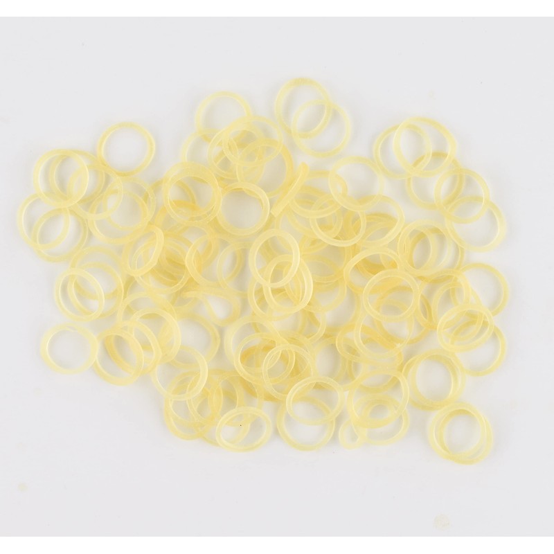 500 Pcs Orthodontic Elastic Rubber Bands, 3.5 Ounces Heavy Dental