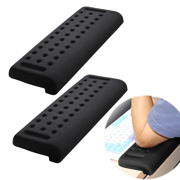 Wrist Rest Keyboard, Pack of 2 L-Shaped Desk EdgeRest, Padded