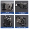 FOTGA Quick Release Plate L-Angle Vertical with Cold Shoe Quick