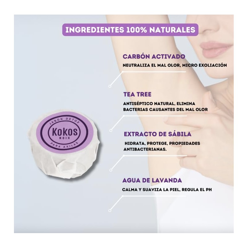 KOKOS | Kit desodorante de Tea Tree y jabón Detox