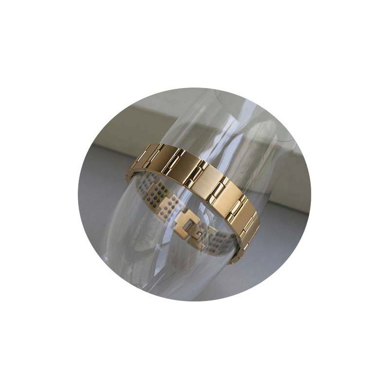 'Gold Color Titanium Germanium Bracelet