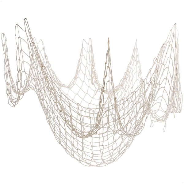 com-four® 1 x Decorative Fishing Net 100 x 200 cm