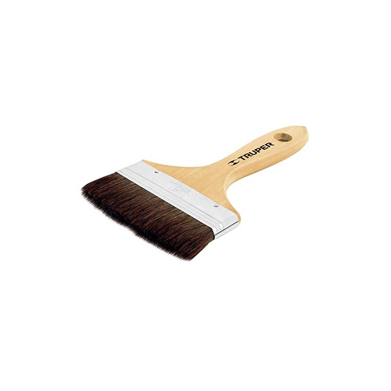 Brocha 2' con mango de madera, pelo de camello Truper