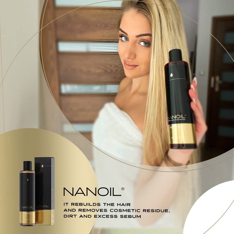 Micellar Shampoo with Keratin Nanoil Keratin Micellar Shampoo 300 ml