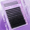 Yawamica Cluster Eyelash Extensions Fluffier Lash Clusters with Bottom Lashes