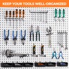 INCLY 220PCS Extra Thick 1/4" Pegboard Accessories Organizer Kit, Heavy