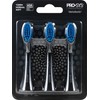 PRO-SYS® Black VarioSonic® Electric Toothbrush Replacement Head (V200M Normal Soft),