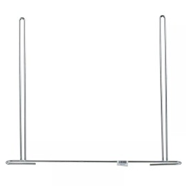 RoadPro ASB-3 Anti-Sail Mud Flap Bracket Chrome-Plated Mudflap Holder 21-Inch