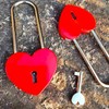 Love Lock Heart Padlock Anniversary Gift Key