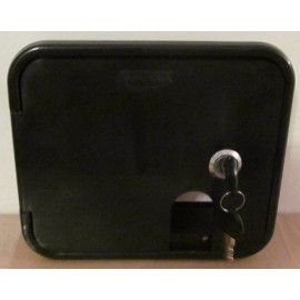 Valterra RV Valterra Black Electric Power Cord Cable Hatch Compartment Lock Keys
