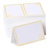 Glamoreal 100 Pcs Place Cards for Table Setting, 2" x