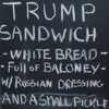 CafePress Trump Sandwich 8x10 Canvas Print