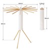 BOQORAD Tripod Clothes Drying Rack Foldable,Floor Standing Drying Rack Clothing,(16