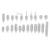 22Pcs Dial Indicator Points Carbide Probe Test End Tips with
