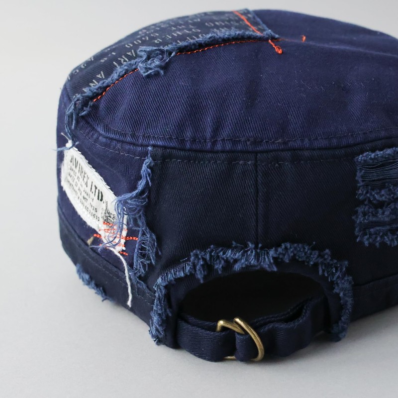 Avirex Distressed Remade Work Cap, Golf Baseball Cap, Cotton Cap,