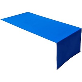 Lemos Home Table Runner, Table Linen Made from 100% Cotton, Concept Collection, Choice of Colours and Sizes (Table Runner - 30 x 100 cm, Royal Blue)