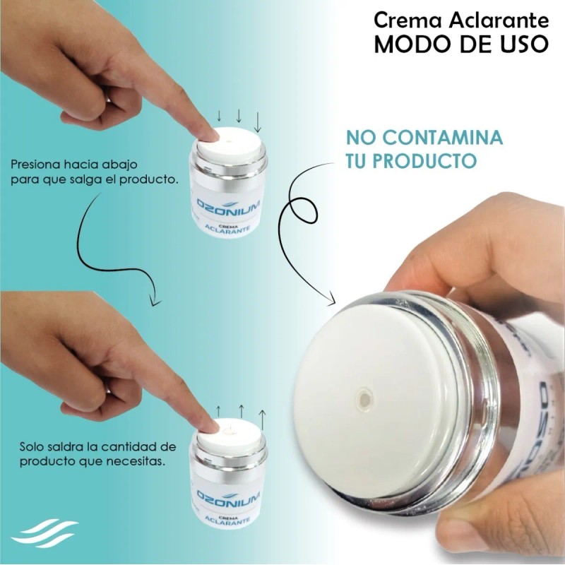 Crema Aclarante Ozonizada Ozonium Ozon001