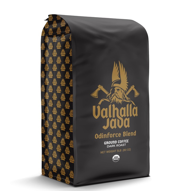 Death Wish Coffee, Valhalla Java Dark Roast Grounds - Extra