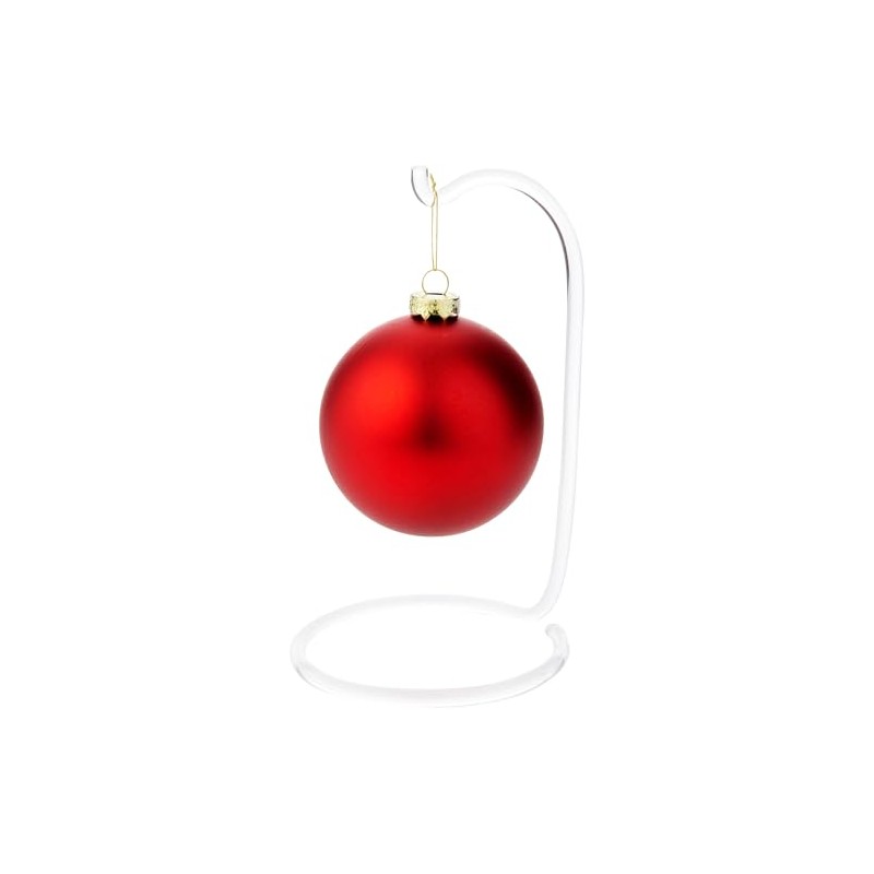 Plymor Clear Acrylic Rod 6.625" Ornament Hanger/Display Stand (6" Hang