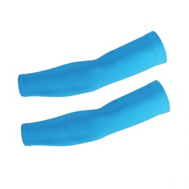 Safer UV Protection Cooling Sports Arm Sleeve (Blue) (L)