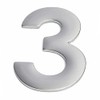Romak SNN03 Stainless Steel Numeral Stick On, Number 3, 75