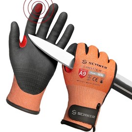 FreezeGuard-X Winter Work Gloves for Men and Women, ANSI A9 Cut Resistant Gloves for Extreme Protection, Touchscreen, PM3326-W (XL,1 Pair)