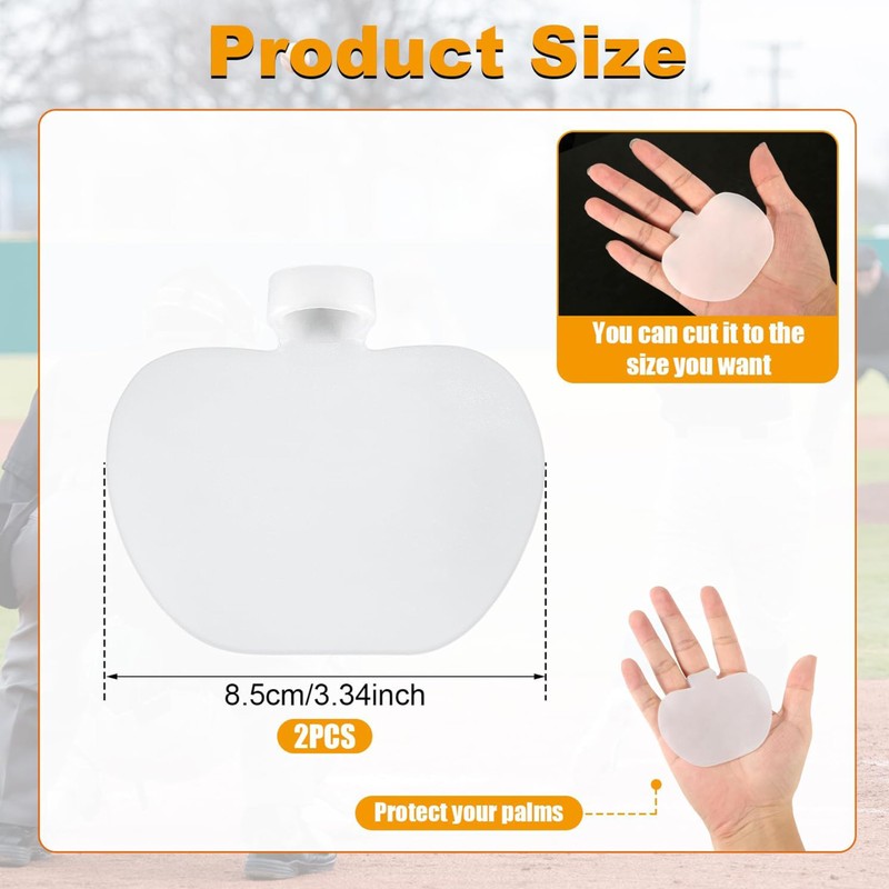 4 PCS Professional Baseball Hand Guard Pads,Palm Pads & Thumb