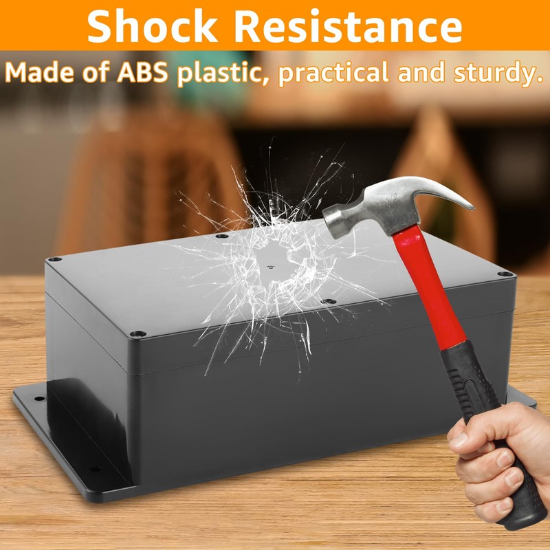 YAYODS Junction Box Black - 23 x 15 x 8.5