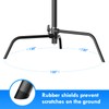 EMART Photography C Stand with Boom Arm, Black 10.8ft/330cm Adjustable