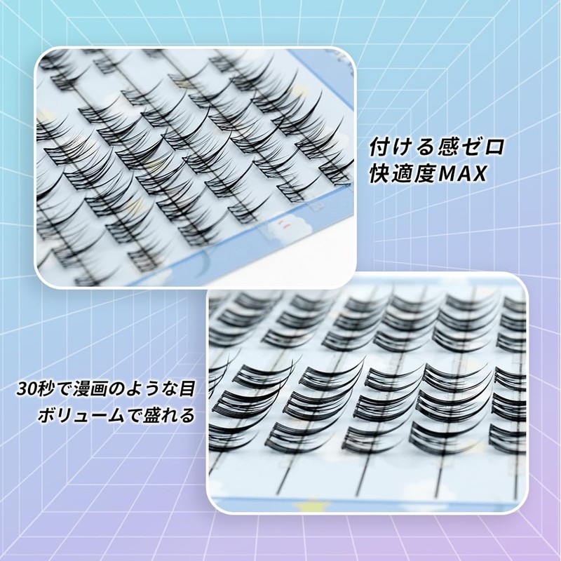 LASHIDOL Large Capacity Partial False Eyelashes, Partial False Eyelashes, False
