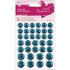 Papermania Shimmer Dome Stickers - Teal - 36 Pieces One
