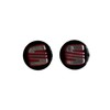 BLACK RED Chrome For Fits Seat Remote Key Fob Sticker