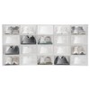 Shoe Boxes, 9*13*5.5In 20 PCS Stackable Premium Shoe Organizer Storage