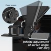 13-inch high-Definition Wide-Angle teleprompter｜High-Definition Beam Splitter Design｜Manual Height Adjustment, Compatible