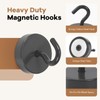 Neosmuk 60lb+ Extra Strong Magnet with Hook for Fridge,Heavy Duty