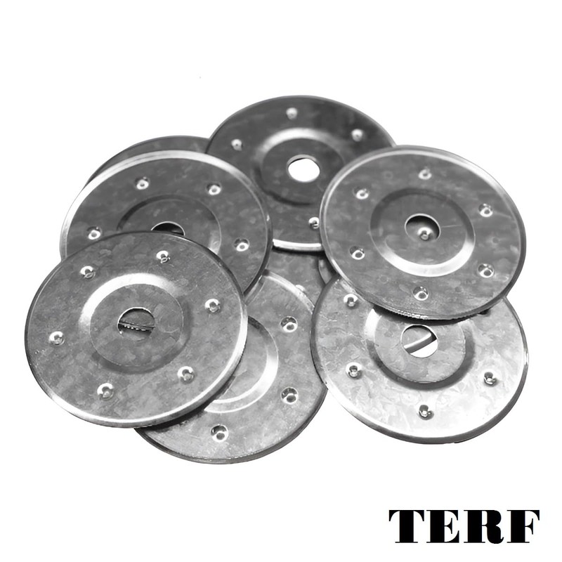 TERF® 85mm Metal Insulation Fixing Discs 85mm (3.34 inch) Metal