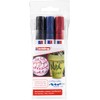 edding 1455 calligraphy marker - set of 3 markers -