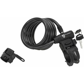Fuxon Spiral Cable Lock 10/1800 mm with Holder