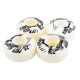 ZJchao Skate Ruedas, Ruedas de Skate 52MM SHR 100A para Longboard Patinar Cuesta Abajo Resistente a la Presión Diseño Ligero para Principiantes y Profesionales (White)