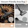 meejou Vacuum-Friendly, 5x7 Washable Area Rug, Black Gold Beige Red