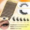 Spiky Manga Lash Clusters 180pcs D Curly Cluster Eyelash Extensions