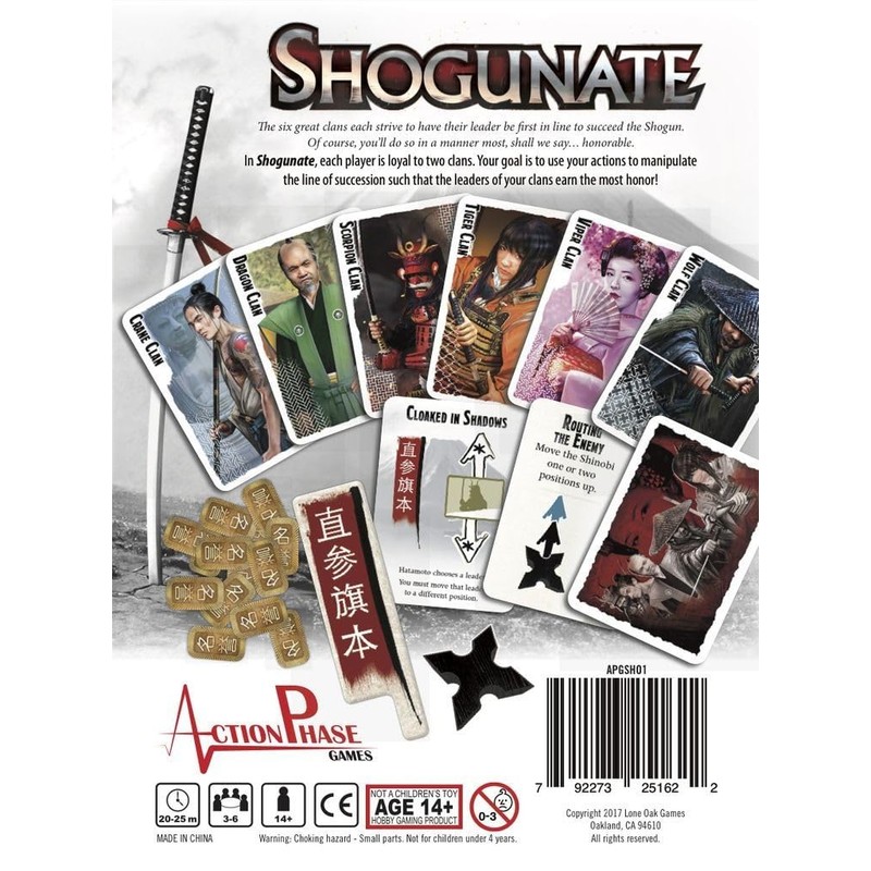 Indie Boards and Cards Shogunate Board Games