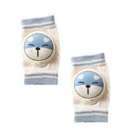 Baluue 1Pair Knee Pads Cartoon Slip Crawling Protectors Breathable Design for Comfortable Wear Lightweight Durable for Walking Protection for Playtime Outdoor Activities